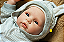 Bebê Reborn Menino Honey 51 Cm Olhos Abertos Com Detalhes Reais De Um Bebezinho De Verdade - Imagem 4