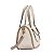 Bolsa feminina - Alça de mão - Duo color - Off White - Chenson 3484391 - Imagem 2