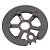 COROA DRB BIKES FULL NYLON 25 DENTES COM PROTETOR PRETO - Imagem 5