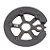 COROA DRB BIKES FULL NYLON 25 DENTES COM PROTETOR PRETO - Imagem 1