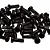 KIT COM 36 UNIDADES NIPLES DE RAIOS PRETO LATÃO - Imagem 2