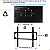 Suporte Weisserhase De Parede Ou Painel Fixo Para Tv 26 29 32 39 40 43 48 49 55 60 65 Pol Preto - Imagem 2