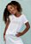 T-shirt Infantil Off-White Love Dourado - Imagem 1