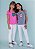 Legging Infantil Branco Flocado - Imagem 4