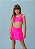 Shorts Saia Infantil Pink Neon - Imagem 2