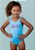 Maio Infantil Azul Bebê Com Aplicação Barbie Xadrez - Imagem 1