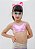 Top Infantil Rosa Com Brilho Platinado - Imagem 1
