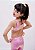 Top Infantil Rosa Com Brilho Platinado - Imagem 3