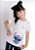 T-shirt Infantil Manga Curta Stitch - Imagem 1