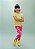 Legging Infantil Lilás Estampa Coração - Imagem 2