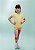 Legging Infantil Laranja Estampa Florida - Imagem 2
