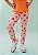 Legging Infantil Rosa Estampa Cereja - Imagem 1