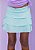 Shorts Saia Em Camadas Azul Tiffany - Imagem 1