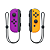 Controle Joy-Con Nintendo Switch Roxo e Laranja - Imagem 1