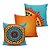 Conjunto 3 Almofadas Decorativas 45x45 com enchimento Mandala - ALMAND004 - Imagem 1