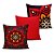 Conjunto 3 Almofadas Decorativas 45x45 com enchimento Mandala - ALMAND006 - Imagem 1