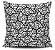 Conjunto 4 Almofadas Decorativas Geometricas Black White  45x45 com enchimento - Imagem 5