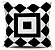 Conjunto 4 Almofadas Decorativas Geometricas Black White  45x45 com enchimento - Imagem 3