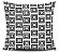 Conjunto 3 Almofadas Decorativas 45x45cm com enchimento - GEOBLACK15 - Imagem 4