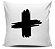 Conjunto 4 Almofadas Decorativas 45x45cm com enchimento Geometricas Black White - Imagem 4