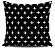 Conjunto 4 Almofadas Decorativas 45x45cm Geometricas Black White - Imagem 3