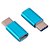 Adaptador Usb Tipo C Para Micro Usb P/Mi A1 S8 S9 Zenfone Azul - Imagem 1