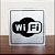 Placa Informativa de Wi-fi em Acrílico - Imagem 1