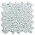 Seixo Branco Pequeno Fosco - 30,5x30,5cm - Glass Mosaic - SX93 - Imagem 2