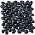 Seixo Preto Grande Polido - 30,5x30,5cm - Glass Mosaic - SX90 - Imagem 1