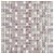 Pastilha GS306 30x30cm Bege, Rosa e Branca Glass Mosaic - Imagem 1