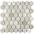 Pastilha de Mármore MR55 - Grey wood com textura especial 35,335cm - Glass mosaic - Imagem 1