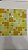 Pastilha de Vidro Mondrian 30x30cm 4mm Brilhante Amarelo - Imagem 1
