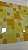 Pastilha de Vidro Mondrian 30x30cm 4mm Brilhante Amarelo - Imagem 2