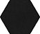 Porcelanato PG Uno Black Mt 20X23 - Hexagonal - ROC07490007- Roca Cerâmica - Imagem 1