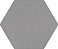 Porcelanato PG Uno Gray Mt 20X23 - Hexagonal - ROC07490006 - Roca Cerâmica - Imagem 1