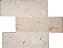 Crema Sand Rock Face 10x30cm - TGM05 - Glass Mosaic - Imagem 2