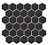 Pastilha de Porcelana Atlas Hexagonal - Preto Acetinado - M4337 - Atlas - Imagem 4