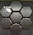 Pastilha de Porcelana Atlas Hexagonal - Preto Acetinado - M4337 - Atlas - Imagem 2