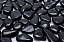 Seixo Grande Polido Preto - 30,5x30,5cm - SX290- Glass Mosaic - Imagem 2