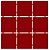 Revestimento Ceral 10x10 - Vermelho Telado - Imagem 2