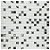 Pastilha de Vidro Diamond - D1011 - Branco - 31x31 cm - Glass Mosaic - Imagem 1