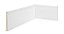 R 42510 - Alizar de Porta Slim Branco Frisado - 10 Cm - Ruffino. - Imagem 1