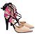Scarpin Cordão Bege Pink Preto Feminino 67031A - Imagem 3