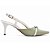 Scarpin Laço Verde Branco Feminino 60012B - Imagem 12