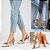 Scarpin Laço Bege Caramelo Feminino 60012A - Imagem 7