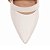 Scarpin Off White Verniz Salto Grosso 6513B - Imagem 6