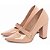 Scarpin Rose Verniz Salto Grosso 6513C - Imagem 4