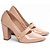 Scarpin Rose Verniz Salto Grosso 6513C - Imagem 3