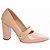 Scarpin Rose Verniz Salto Grosso 6513C - Imagem 1