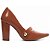 Scarpin Caramelo Verniz Salto Grosso 6513H - Imagem 2
